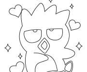 Coloriage Badtz Maru amoureux