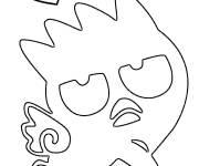 Coloriage Badtz Maru ange d'amour