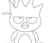 Coloriage et dessins gratuit Badtz Maru aux cheveux en d&eacute;sordre à imprimer