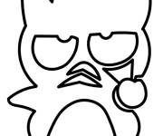 Coloriage et dessins gratuit Badtz Maru pingouin de dessin anim&eacute; à imprimer