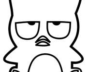 Coloriage et dessins gratuit Badtz Maru pingouin dr&ocirc;le à imprimer