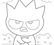Coloriage Badtz Maru se sent tendu