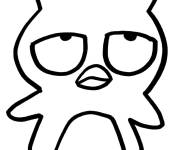 Coloriage et dessins gratuit Badtz Maru styl&eacute; à imprimer