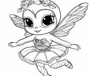 Coloriage ballerine bourdon