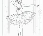 Coloriage Ballerine en image