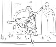 Coloriage Ballet Copp&eacute;lia
