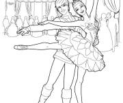Coloriage Ballet de f&eacute;es