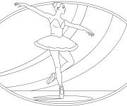 Coloriage Ballet en logo
