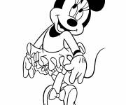 Coloriage Ballet Minnie Mouse