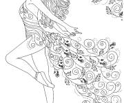 Coloriage Barbie danseuse de ballet anti-stress