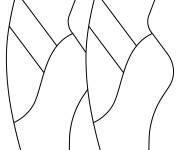 Coloriage Chaussons de ballet