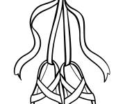 Coloriage chaussons de danse classique