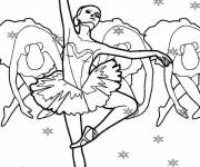Coloriage Classe de Ballet