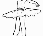 Coloriage Danse de Ballet