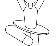 Coloriage Danseuse de ballet jouet