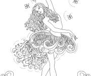 Coloriage Esquisse ballet