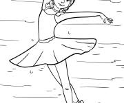 Coloriage glissant sur le sc&egrave;ne