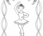 Coloriage Illustration ballet ps