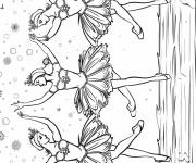 Coloriage Le Lac des Cygnes ballet