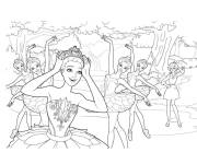 Coloriage Les princesses en performance