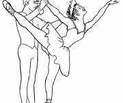 Coloriage Performance de Ballet