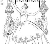 Coloriage Performance de ballet pour le noel