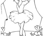 Coloriage et dessins gratuit Sc&egrave;ne de ballet ps à imprimer