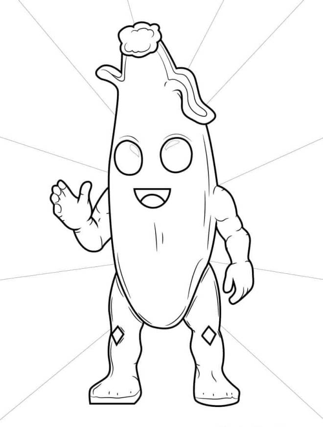 fortnite ausmalbilder banane