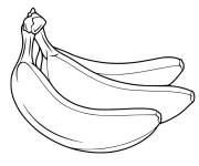 Coloriage et dessins gratuit Banane maternelle à imprimer
