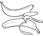 Coloriage et dessins gratuit Bananes à manger à imprimer