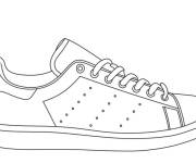 Coloriage Basket Adidas Stan Smith