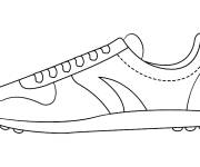 Coloriage Basket clout&eacute;e de sport