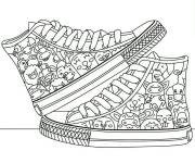 Coloriage Basket d&eacute;cor&eacute;e avec des animaux