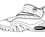 Coloriage Basket Nike Air