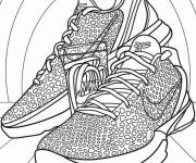 Coloriage Basket Nike Kobe 6 Protro Grinch