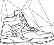 Coloriage Basket Reebok