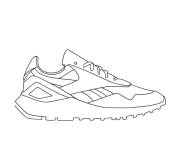 Coloriage Basket simple align&eacute;