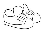 Coloriage et dessins gratuit Basket tout simple pour enfant à imprimer
