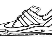 Coloriage Basket Velcro