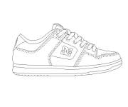 Coloriage Baskets DC