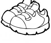 Coloriage Baskets pour enfants Velcro
