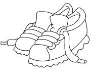 Coloriage baskets pour petite fille