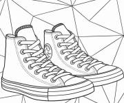 Coloriage Converse Chuck Taylor All-Star