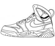 Coloriage Converse Nike Air