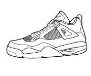 Coloriage Sneakers Jordan Air