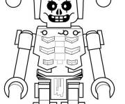 Coloriage Lego Squelette