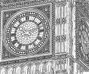 Coloriage Photo du sommeil de Big Ben