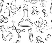 Coloriage &Eacute;l&eacute;ments de biologie