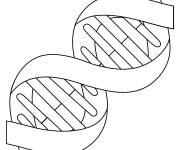 Coloriage &Eacute;moji ADN pour enfants