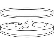 Coloriage Emoji de bo&icirc;te de P&eacute;tri facile